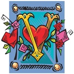 Valentine V with Heart Valentine V with Heart