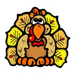Thanksgiving Turkey Feathers