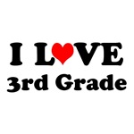 I Love Third Grade T-shirts / Caps I Love Third Grade T-shirts / Caps