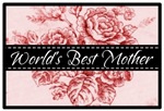 Pink Toile World's Best Mother Mom T-shirts Gifts Pink Toile World's Best Mother Mom T-shirts Gifts