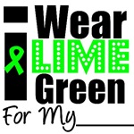 I Wear Lime Green Ribbon Lymphoma T-Shirts I Wear Lime Green Ribbon Lymphoma T-Shirts