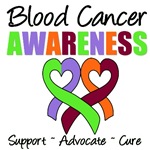 Blood Cancer Awareness Ribbons T-Shirts Blood Cancer Awareness Ribbons T-Shirts