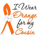 I Wear Orange Flower Cousin Leukemia Shirts I Wear Orange Flower Cousin Leukemia Shirts