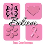 Believe v2 Breast Cancer Inspirational Gifts Believe v2 Breast Cancer Inspirational Gifts