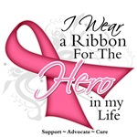 Breast Cancer Hero in My Life Shirts Breast Cancer Hero in My Life Shirts