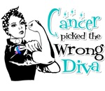 Thyroid Cancer Picked The Wrong Diva Shirts Thyroid Cancer Picked The Wrong Diva Shirts