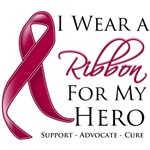 I Wear a Ribbon For Hero Myeloma Shirts I Wear a Ribbon For Hero Myeloma Shirts