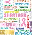 Survivor Colorful Breast Cancer Shirts Survivor Colorful Breast Cancer Shirts