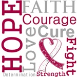 Hope Faith Courage Throat Cancer Shirts Hope Faith Courage Throat Cancer Shirts