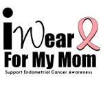 Endometrial Cancer (Mom) T-Shirts Endometrial Cancer (Mom) T-Shirts