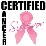 Certified Breast Cancer Survivor Shirts Certified Breast Cancer Survivor Shirts