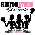 Fighting Strong Like Girls Breast Cancer Shirts Fighting Strong Like Girls Breast Cancer Shirts