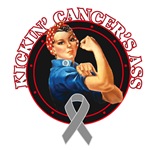 Kickin' Brain Cancer's Ass Shirts Kickin' Brain Cancer's Ass Shirts