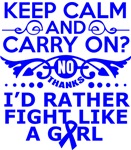 Colon Cancer Keep Calm Fight Like A Girl Tees Colon Cancer Keep Calm Fight Like A Girl Tees