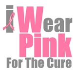 I Wear Pink For The Cure T-Shirts & Gifts I Wear Pink For The Cure T-Shirts & Gifts