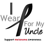 Melanoma I Wear Black For My Uncle Shirts Melanoma I Wear Black For My Uncle Shirts