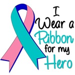 I Wear a Ribbon Hero Thyroid Cancer Shirts I Wear a Ribbon Hero Thyroid Cancer Shirts