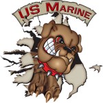 US Marine Devil Dog US Marine Devil Dog