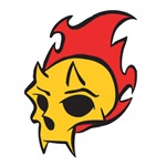 Flaming Devil Skull Tattoo Flaming Devil Skull Tattoo