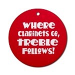 CLARINET Christmas Ornaments CLARINET Christmas Ornaments