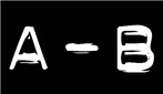 A - B