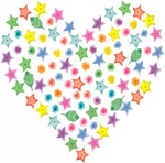 Pop Art Multi Colored Heart T-shirts & Gifts Pop Art Multi Colored Heart T-shirts & Gifts