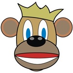 Monkey w/ Crown Monkey w/ Crown
