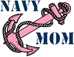 Navy Mom Pink Anchor T-shirts Gifts Navy Mom Pink Anchor T-shirts Gifts