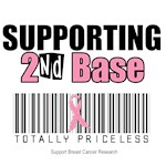 Supporting 2nd Base Totally Priceless T-Shirts Supporting 2nd Base Totally Priceless T-Shirts