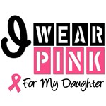 I Wear Pink For My Daughter T-Shirts & Gifts I Wear Pink For My Daughter T-Shirts & Gifts