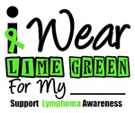 I Wear Lime Green Retro Lymphoma Shirts I Wear Lime Green Retro Lymphoma Shirts