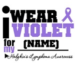 I Wear Violet Ribbon Hodgkin's Apparel I Wear Violet Ribbon Hodgkin's Apparel
