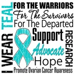 Teal Collage Ovarian Cancer Shirts Teal Collage Ovarian Cancer Shirts