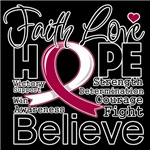 Faith Hope Head and Neck Cancer Shirts Faith Hope Head and Neck Cancer Shirts
