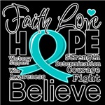 Faith Hope Peritoneal Cancer Shirts Faith Hope Peritoneal Cancer Shirts