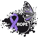 HOPE Butterfly Hodgkin Lymphoma Shirts HOPE Butterfly Hodgkin Lymphoma Shirts