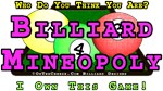 Billiards Monopoly Pink Mind Games by OTC Billliards Designs