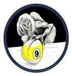 Twisted Billiards Halloween 9 Ball Monster