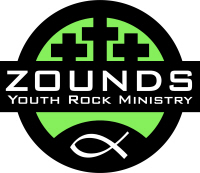 ZOUNDS! Rock out for the Lord! Zounds YRM logo