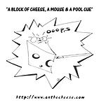 Just A Little Cheesey Funny 9 Ball Billiards Cartoon