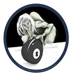 Twisted Billiards Halloween 8 Ball Monster