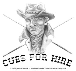 Cues For Hire Billiard Gunslinger by OTC Billliards Designs