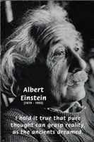 20th Century Genius Mind: Einstein Pure Thought