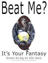 Beat Me? Pool Playing Dragon